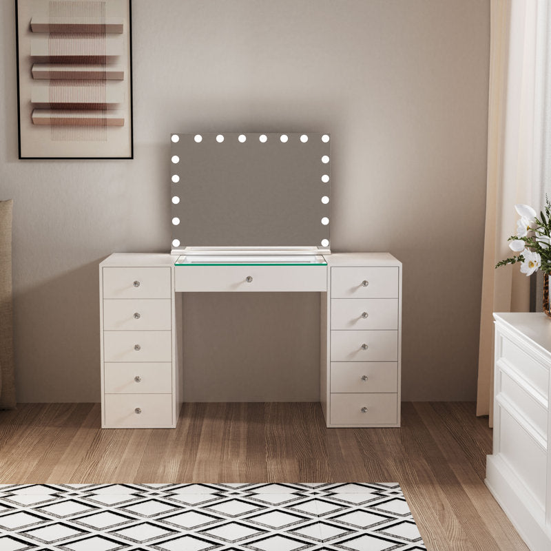 Deverick Dressing Table with Mirror
