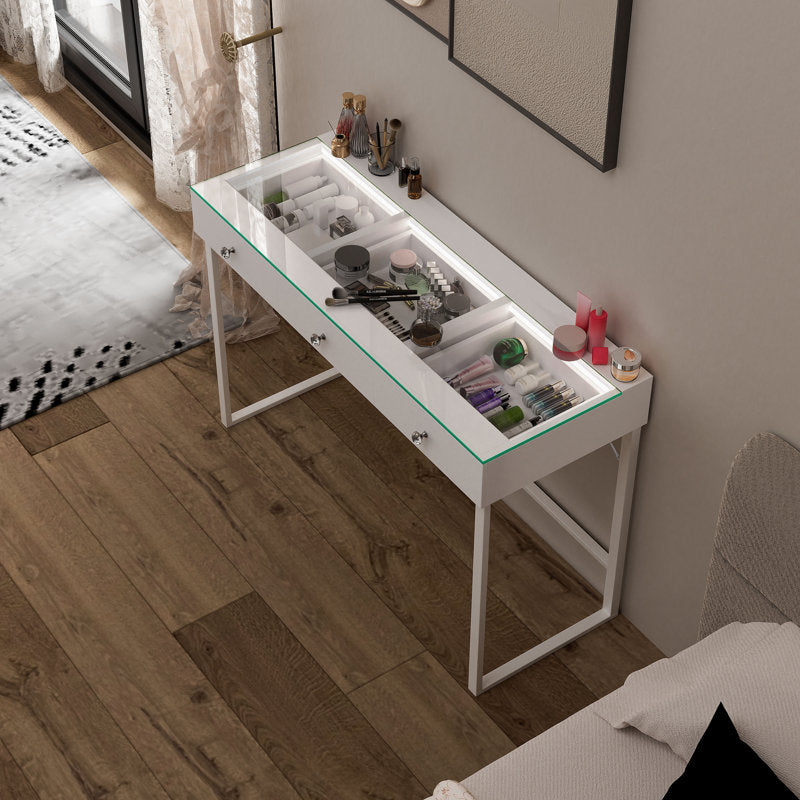 Cyrita Dressing Table with Mirror LED Lights