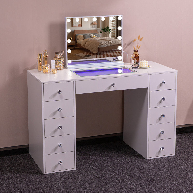 Deshun Dressing Table with Mirror
